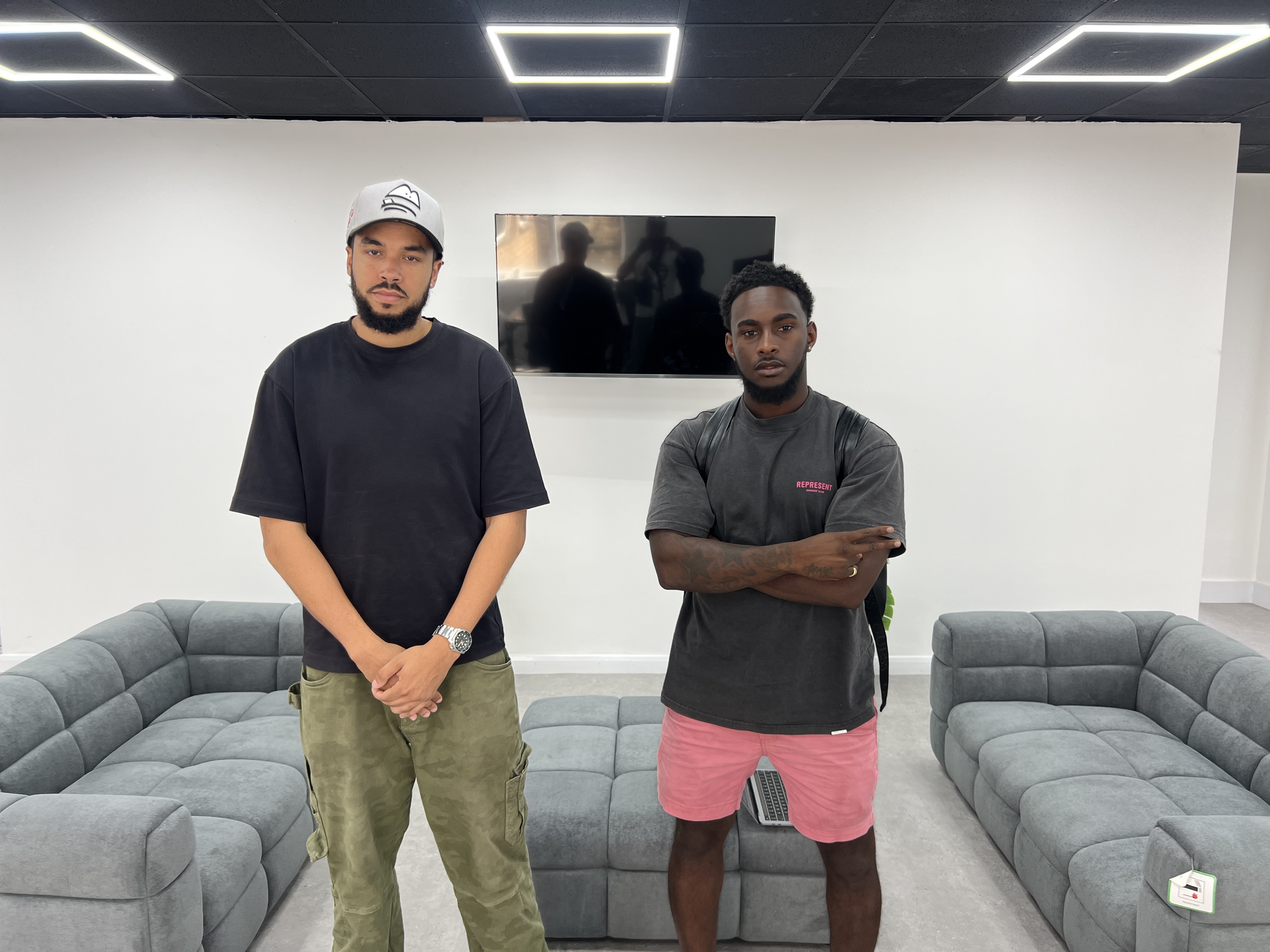 Jordan Green (left) and James Toppin knew they were on to something special when they managed to attract 10,000 TikTok followers in a week